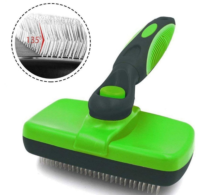 Pet Self-Cleaning Slicker Brush