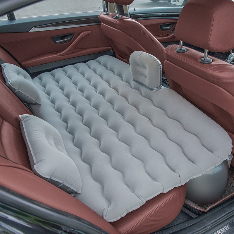 Wave-Shaped Inflatable Car Bed