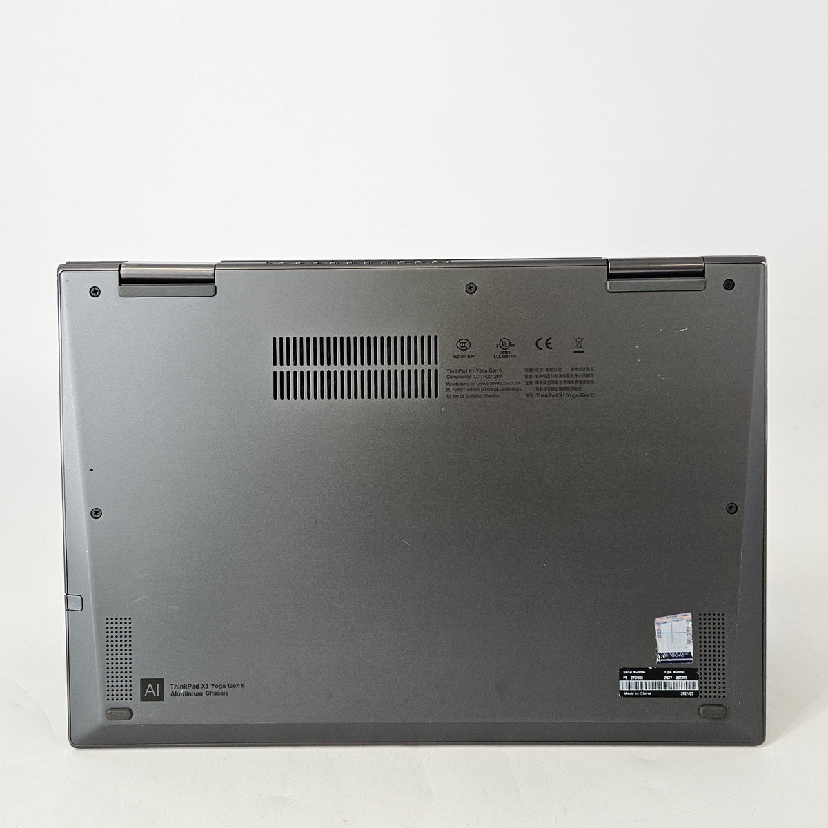 Lenovo ThinkPad X1 Yoga Gen 6 14 Gray 2.4 GHz Intel Core i5 11th Gen.