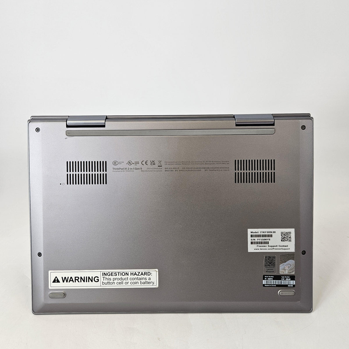 Lenovo ThinkPad X1 2-in-1 Gen 9 14 Gray 1.7 GHz Intel Core Ultra 7