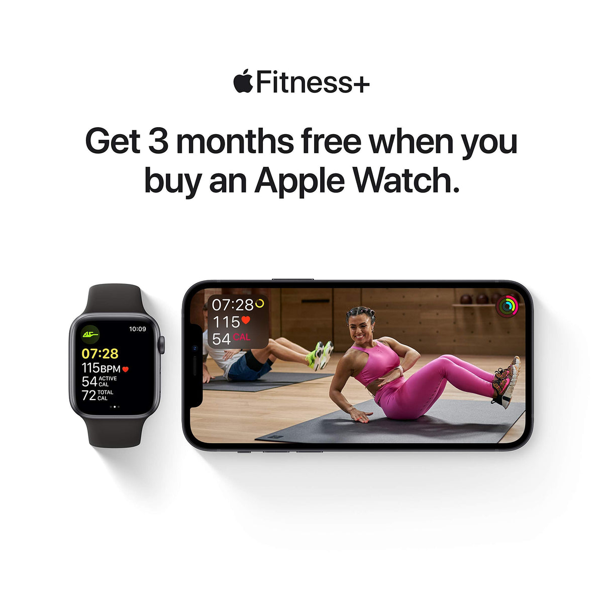 Apple Watch Series 6 (GPS + Cellular, 44mm) - Graphite Stainless Steel Case with Black Sport Band - M07Q3LL/A