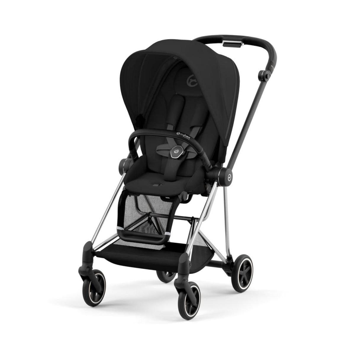 Cybex OPEN BOX Mios 3 Stroller (One Box) - Chrome / Black / Sepia