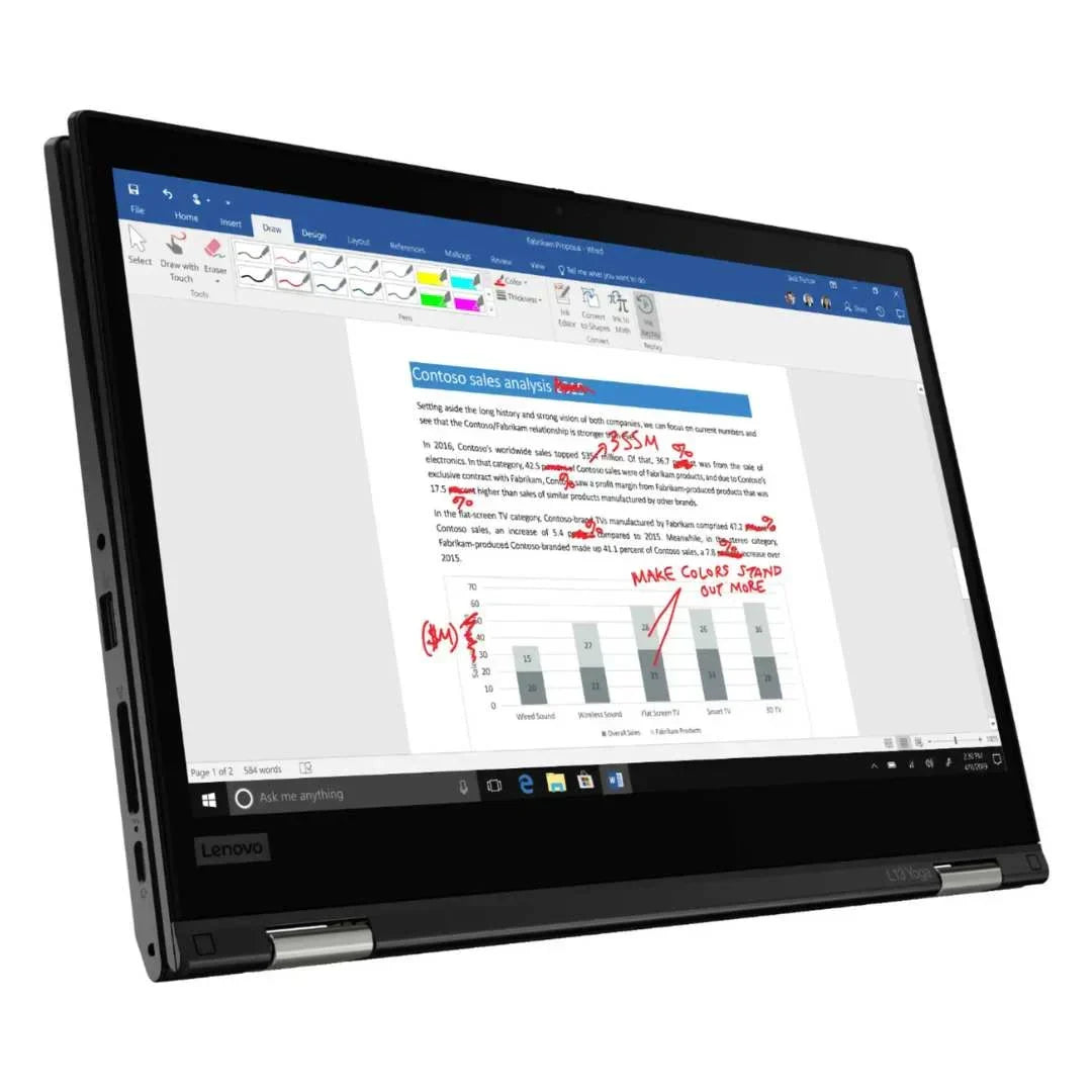 Lenovo ThinkPad Yoga L13 Gen 2 – 13.3" FHD Touch 2-in-1 – Intel Core i7-1165G7 – 16GB RAM – 512GB SSD – Black – 20VK001SUS
