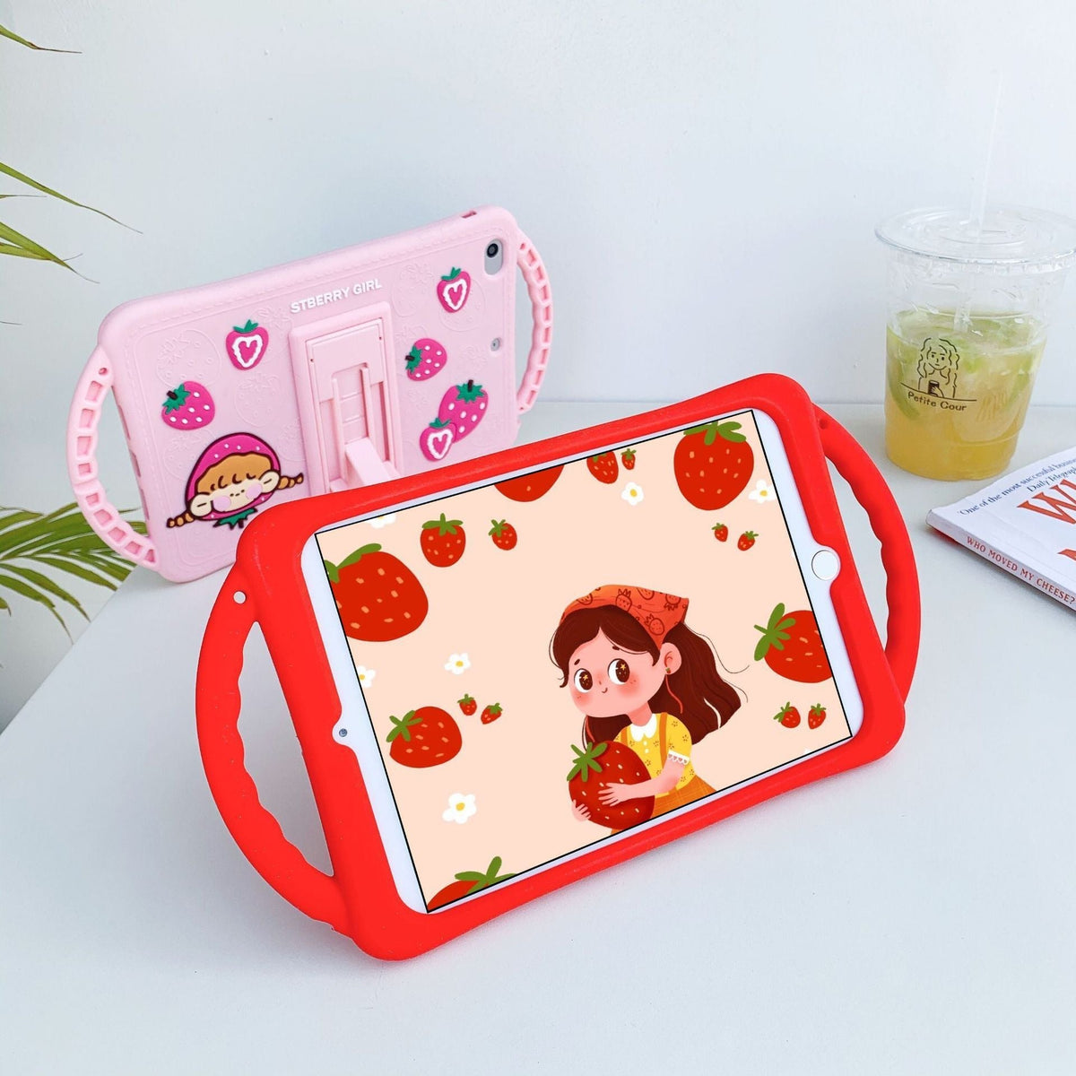 Strawberry Girl iPad Case