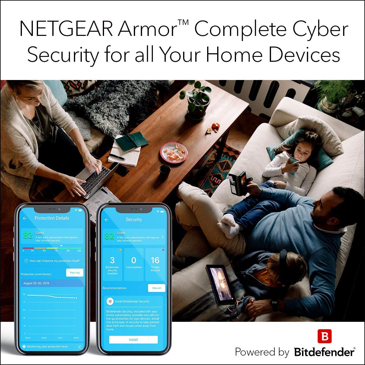 Netgear CBK752-100NAR Orbi AX4200 Wireless Tri-Band Mesh Wi-Fi System, 1 Router + 1 Satellite