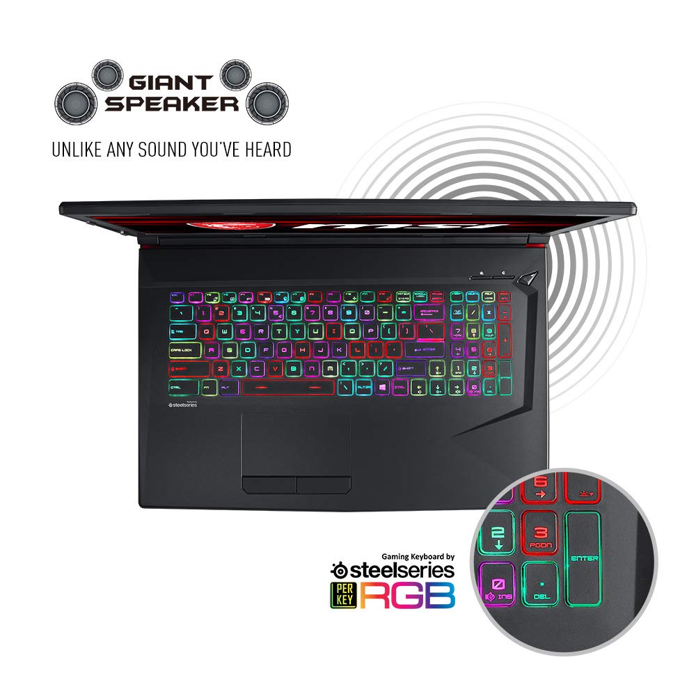 MSI GL73 17.3 Gaming Laptop, Intel Core i7-9750H, NVIDIA GeForce GTX1660Ti, 16GB RAM, 512GB NVMe SSD - (GL73 9SDK-219)