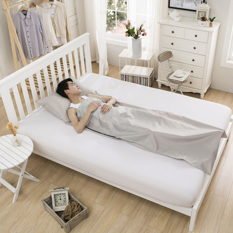 Lightweight Silk & Cotton Sleeping Bag Liner for Hotels, Camping & Travel