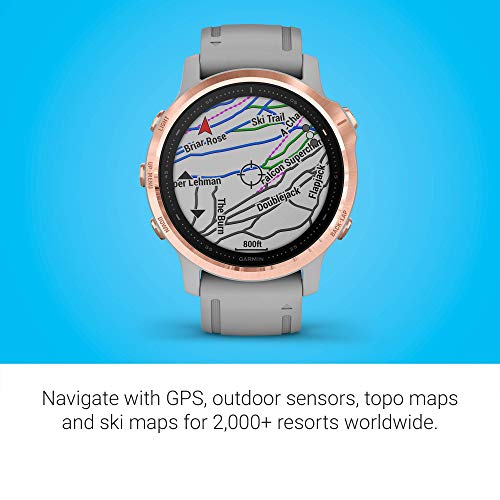 Garmin - fēnix 6S Sapphire GPS Smartwatch 42mm  - Rose Gold - 010-02159-20