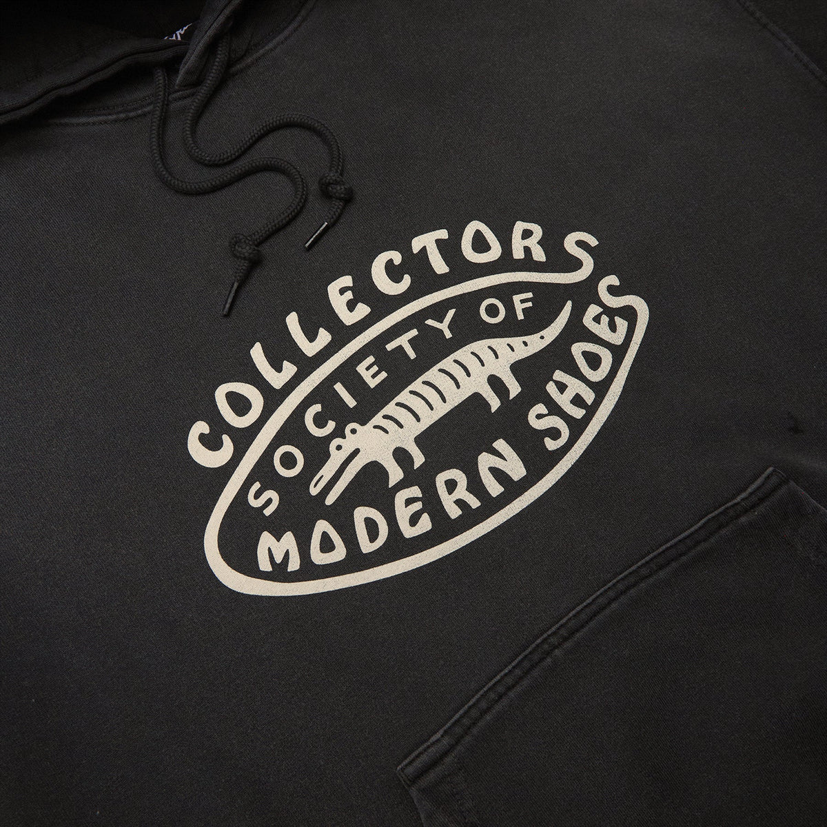 By Parra Gator Shoes Hooded Sweatshirt (Black)
