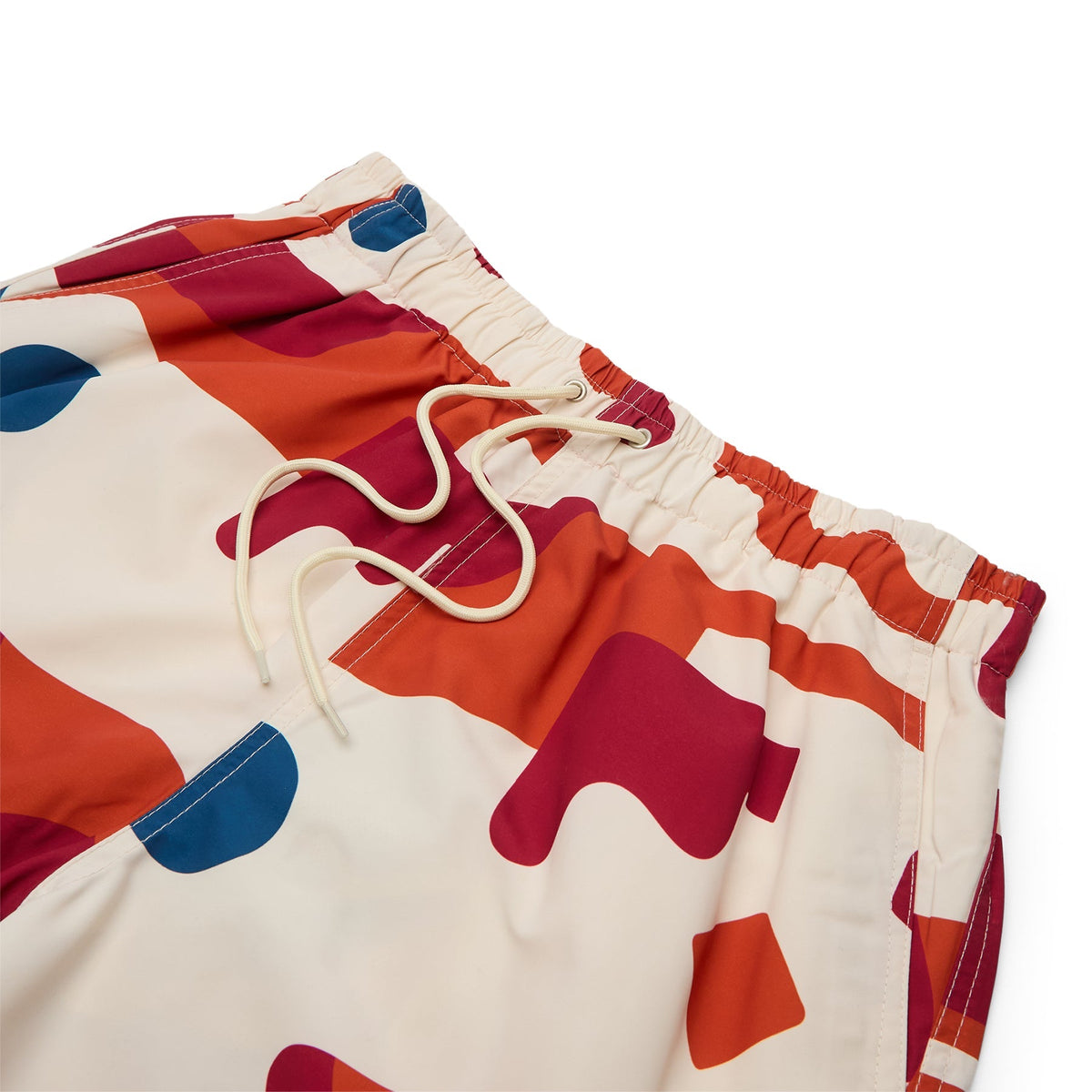 By Parra Abstract Mountain Swim Shorts (Red)