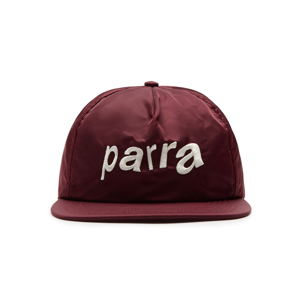 By Parra Distorted 90S Memory 6 Panel Hat (Dark Red)