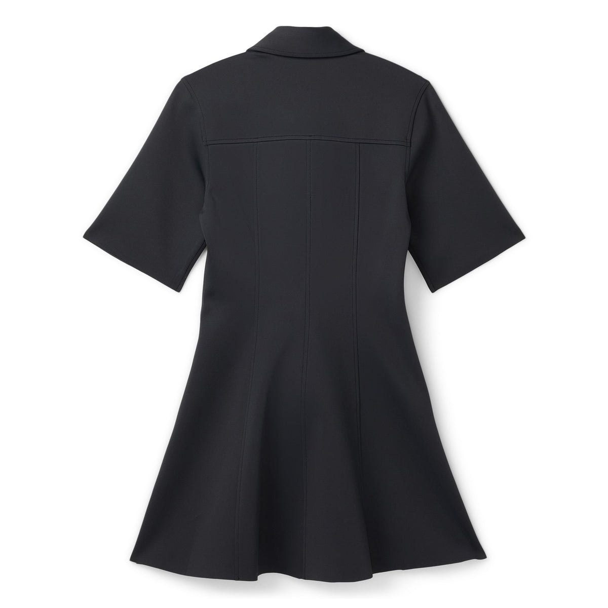 GANNI Scuba Neoprene Fitted Mini Dress (Phantom)