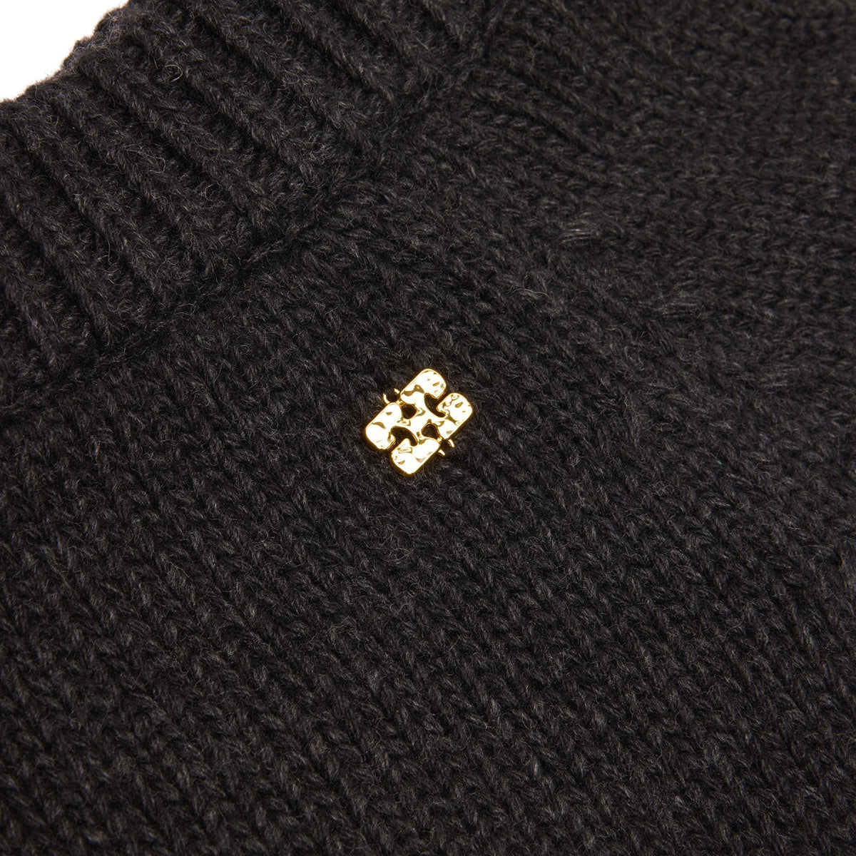 GANNI Wool Mix Mini Skirt (Phantom)