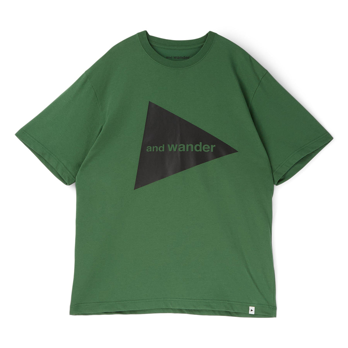 and wander 83 and wander big logo SS T (Green)
