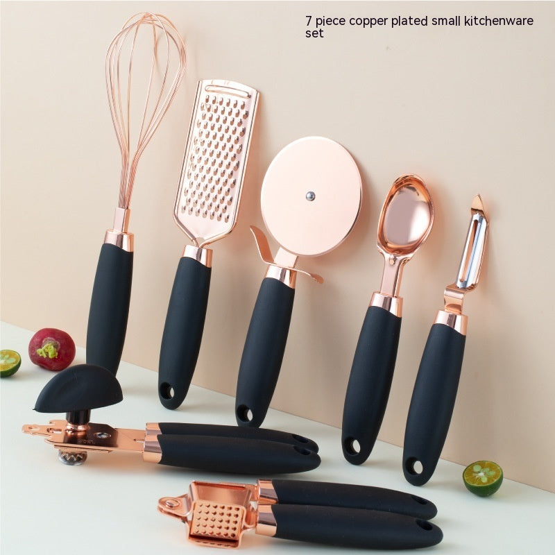 Copper-Plated Kitchen Peeler Set