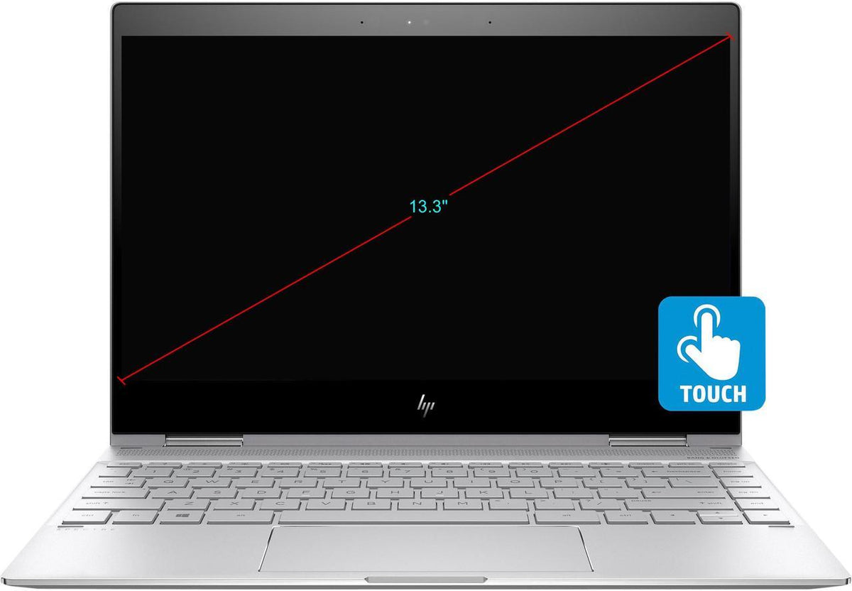 HP Spectre x360 – 13.3" FHD Touch 2-in-1 – Intel Core i7-8550U – 16GB RAM – 512GB SSD – Natural Silver – 13-AE014DX