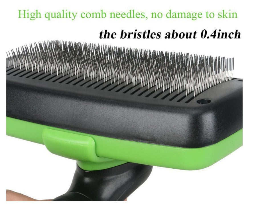 Pet Self-Cleaning Slicker Brush