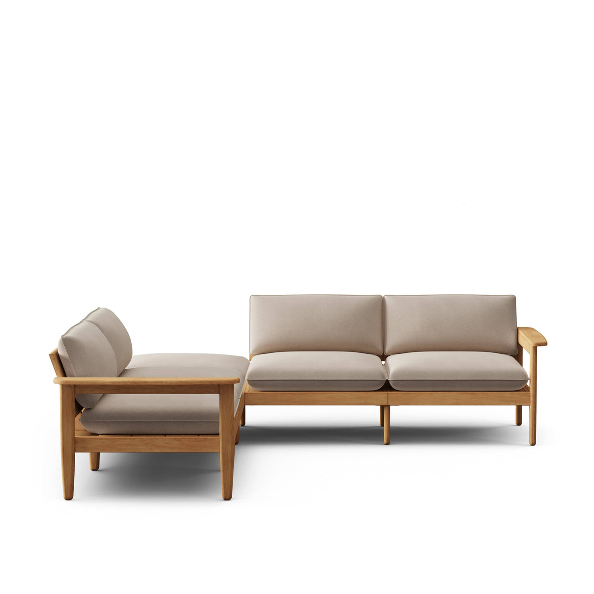 Dunes Teak 5-Piece Sectional