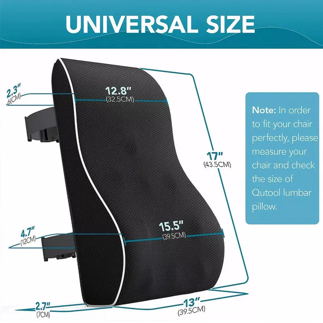 Memory Foam Lumbar Support Cushion
