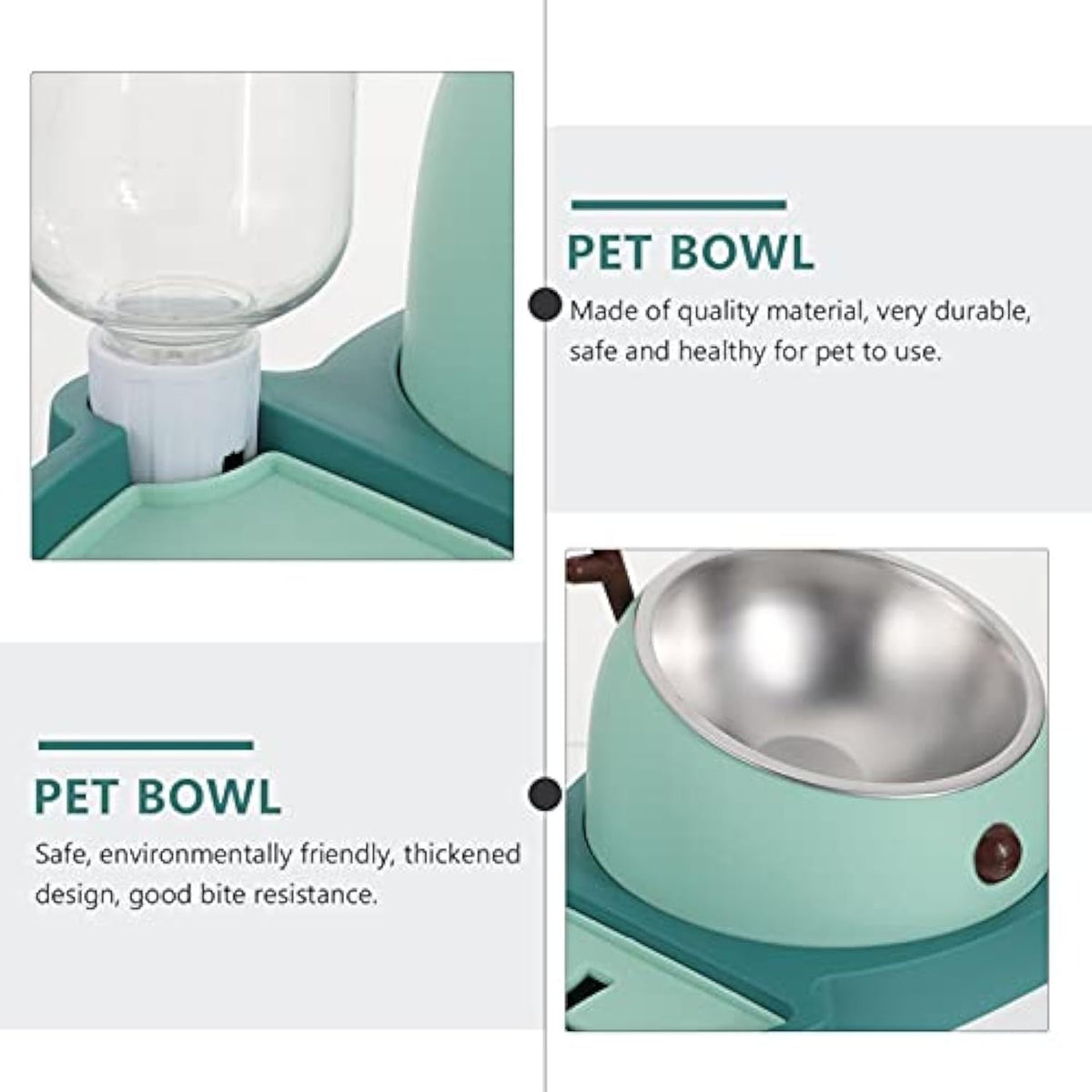 Slow Feeding Pet Bowl with Detachable Water Tray