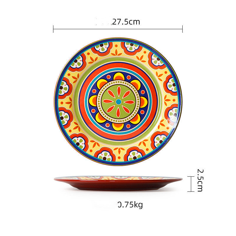 Hand-Painted Ceramic Salad Pots & Bowls
