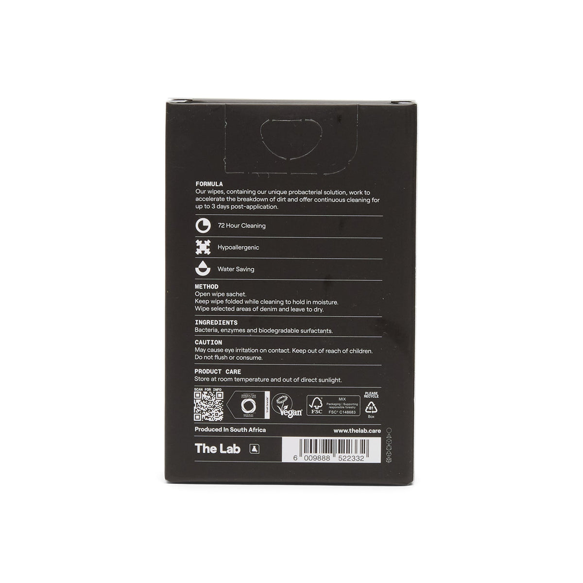 The Lab Denim Refresh Wipes (12 Count) (Multi)