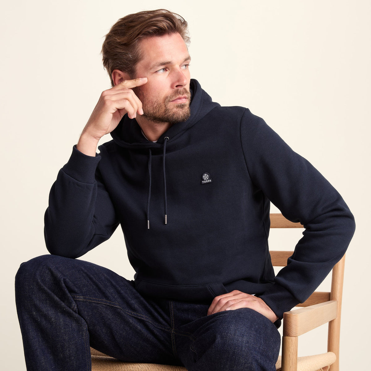 Akerman Mens Supersoft Hoody - Dark Indigo