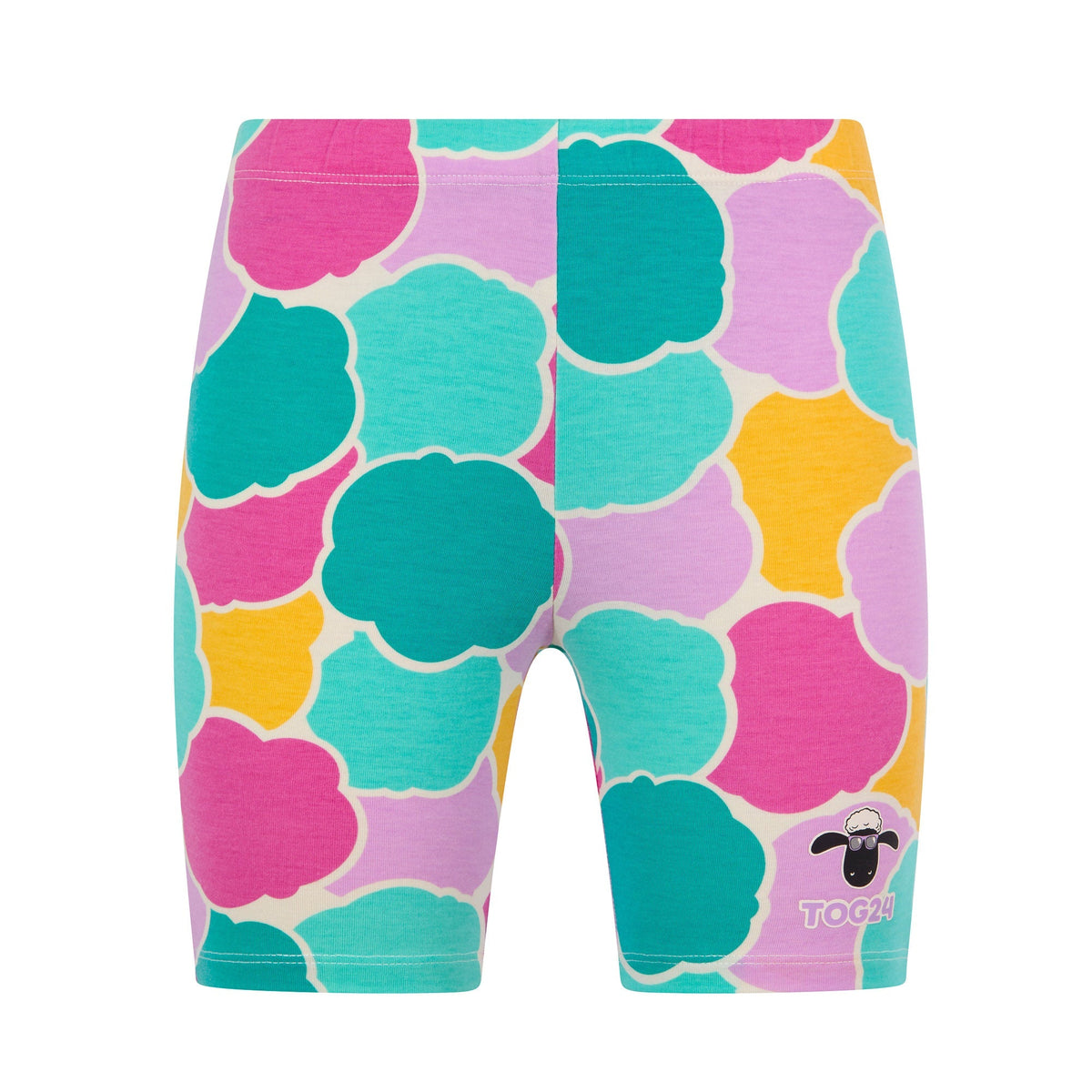 Altay Kids Shaun the Sheep Cycling Short - Pink Cloud Print
