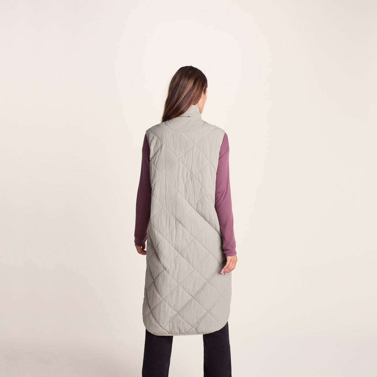 Anda Womens Shower Resistant Insulated Gilet - Dark Taupe