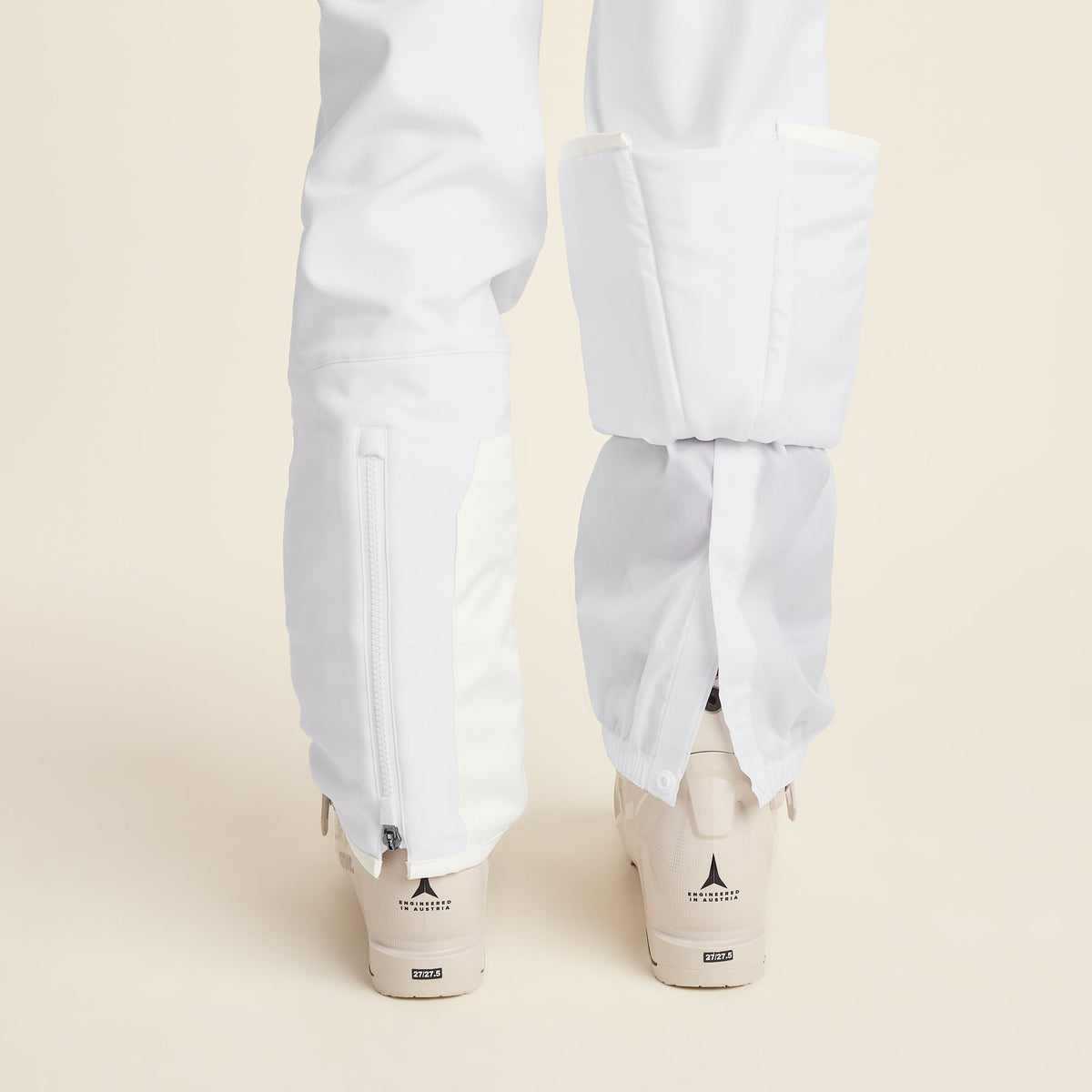 Annecy Womens Softshell Salopettes - Optic White