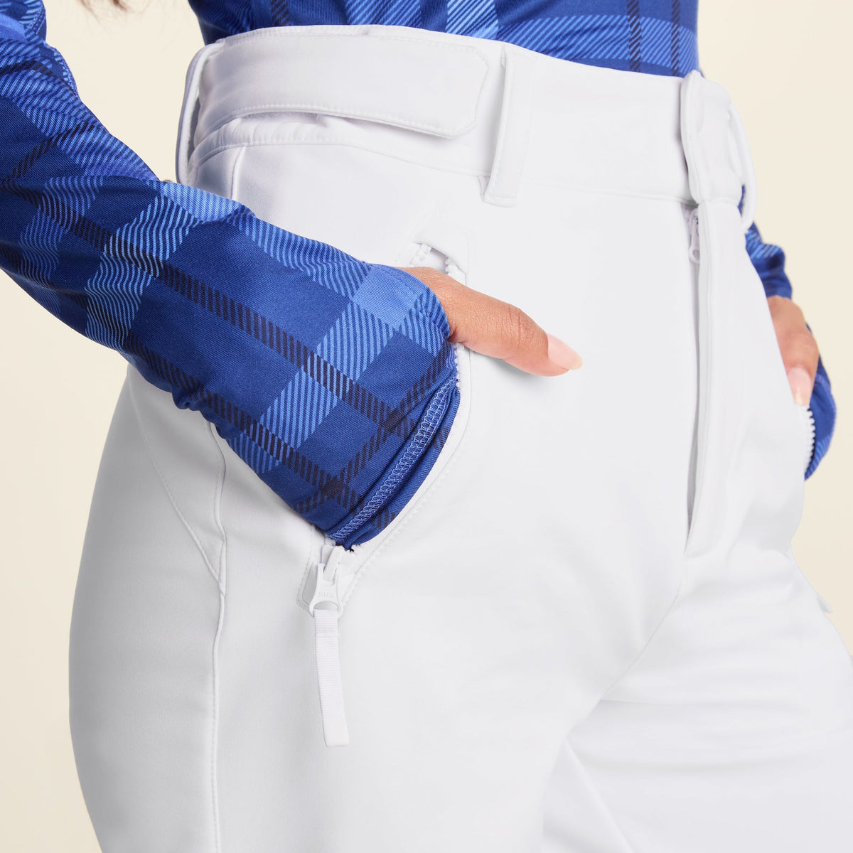 Annecy Womens Softshell Salopettes - Optic White