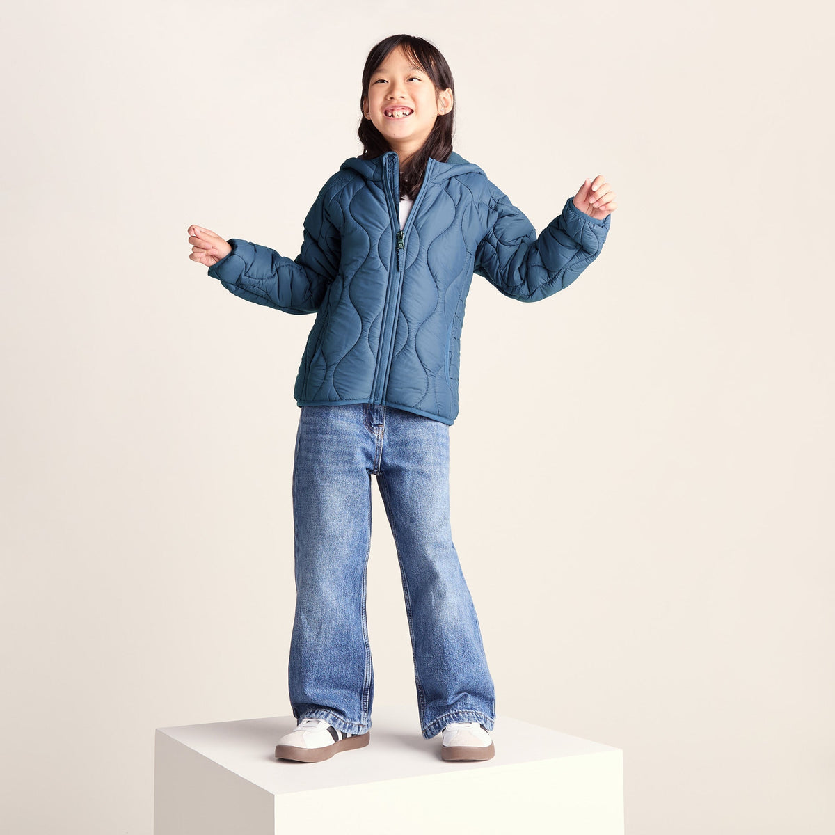 Arbor Kids Shower Resistant Padded Jacket - Blue Jay