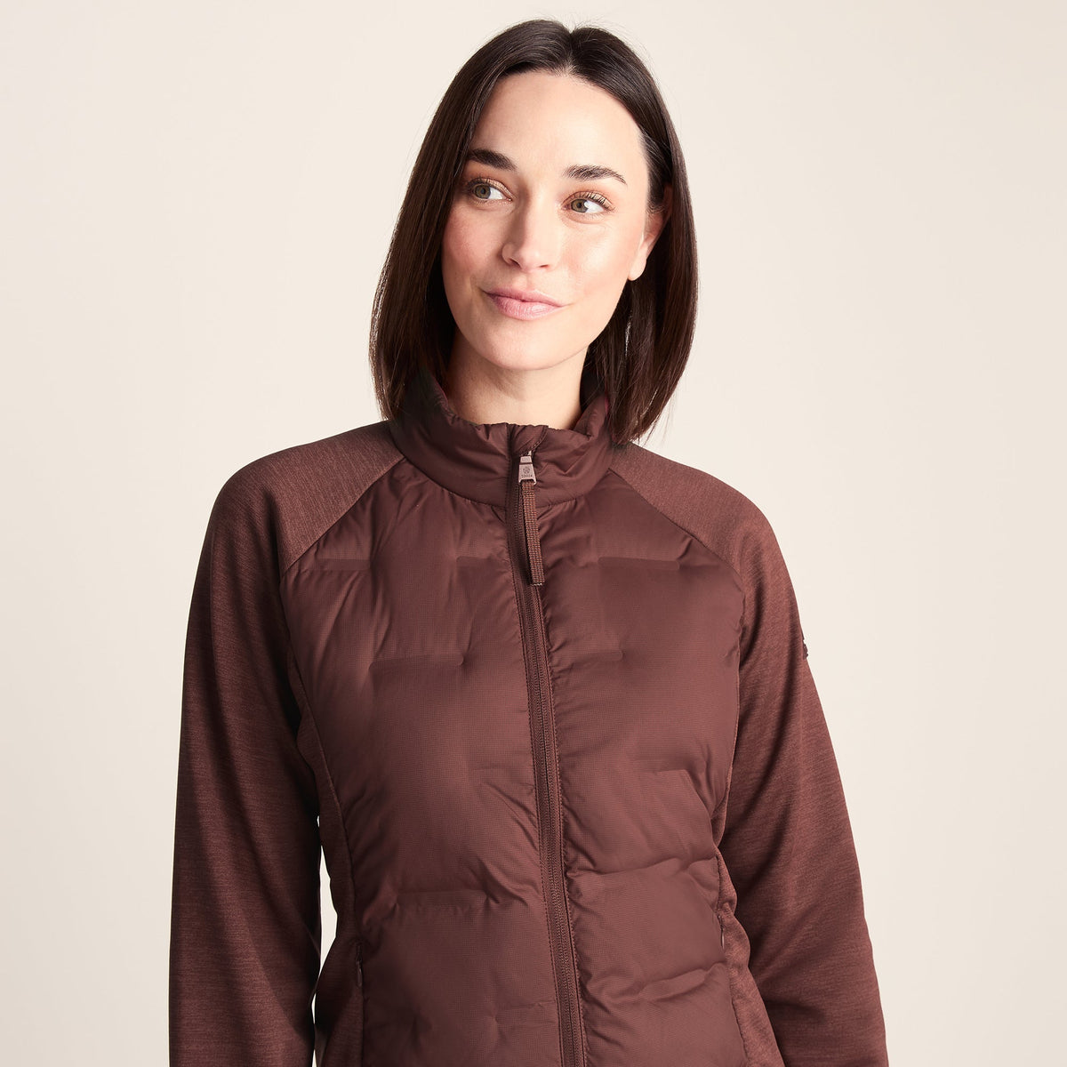 Arna Womens Lightweight Insulated Hybrid Jacket - Raspberry