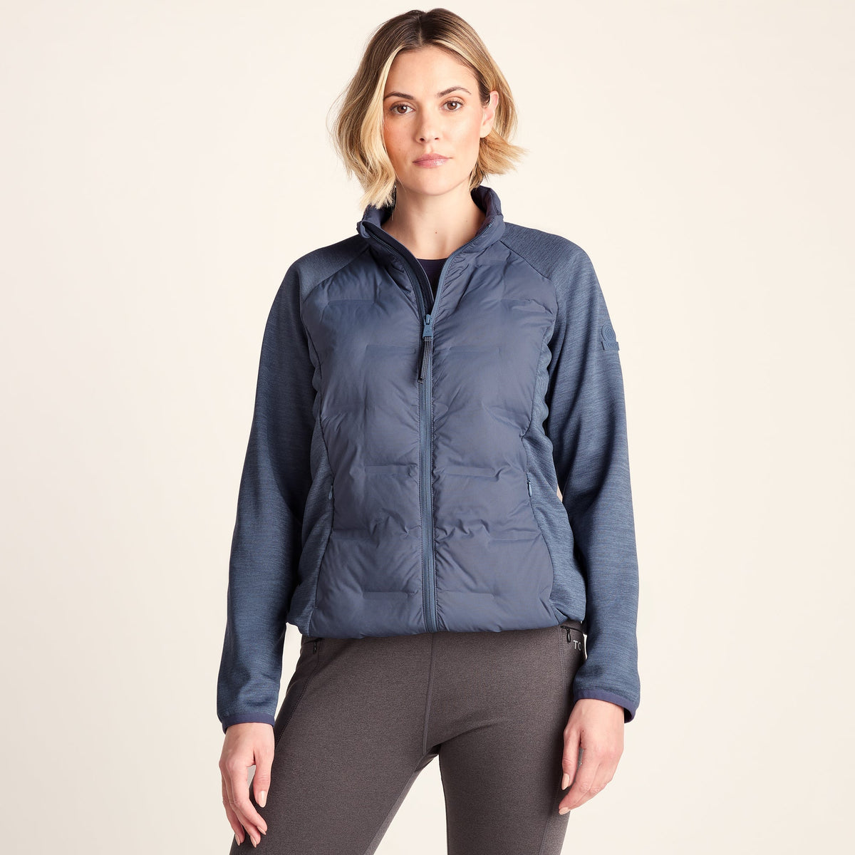 Arna Womens Lightweight Insulated Hybrid Jacket - Smokey Blue