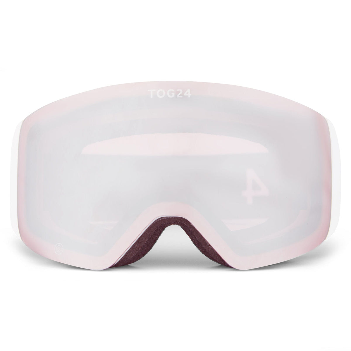 Arosa Goggles - Matt White/Vermillion