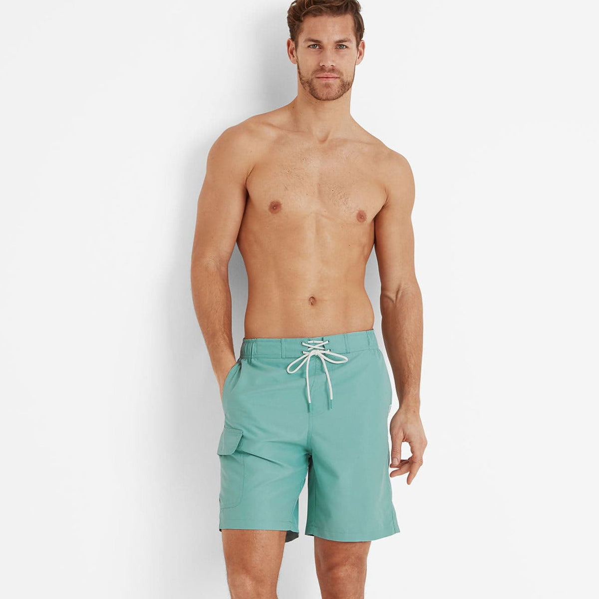 Aslan Mens Swimshorts - Muted Teal