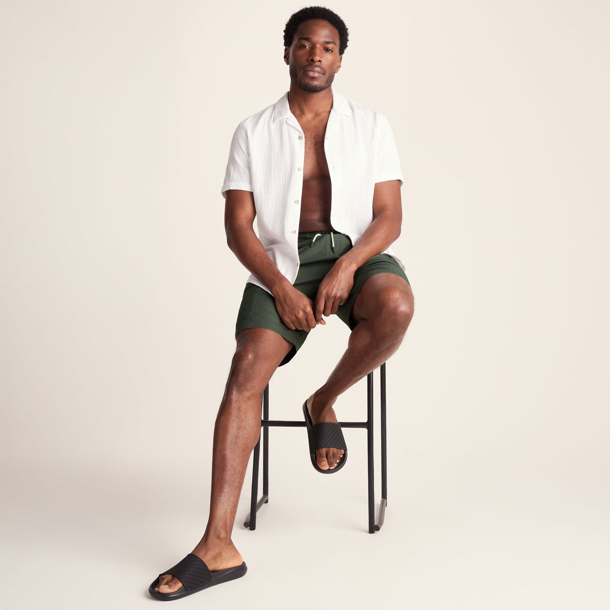 Aslan Mens Swimshorts - Forage Green