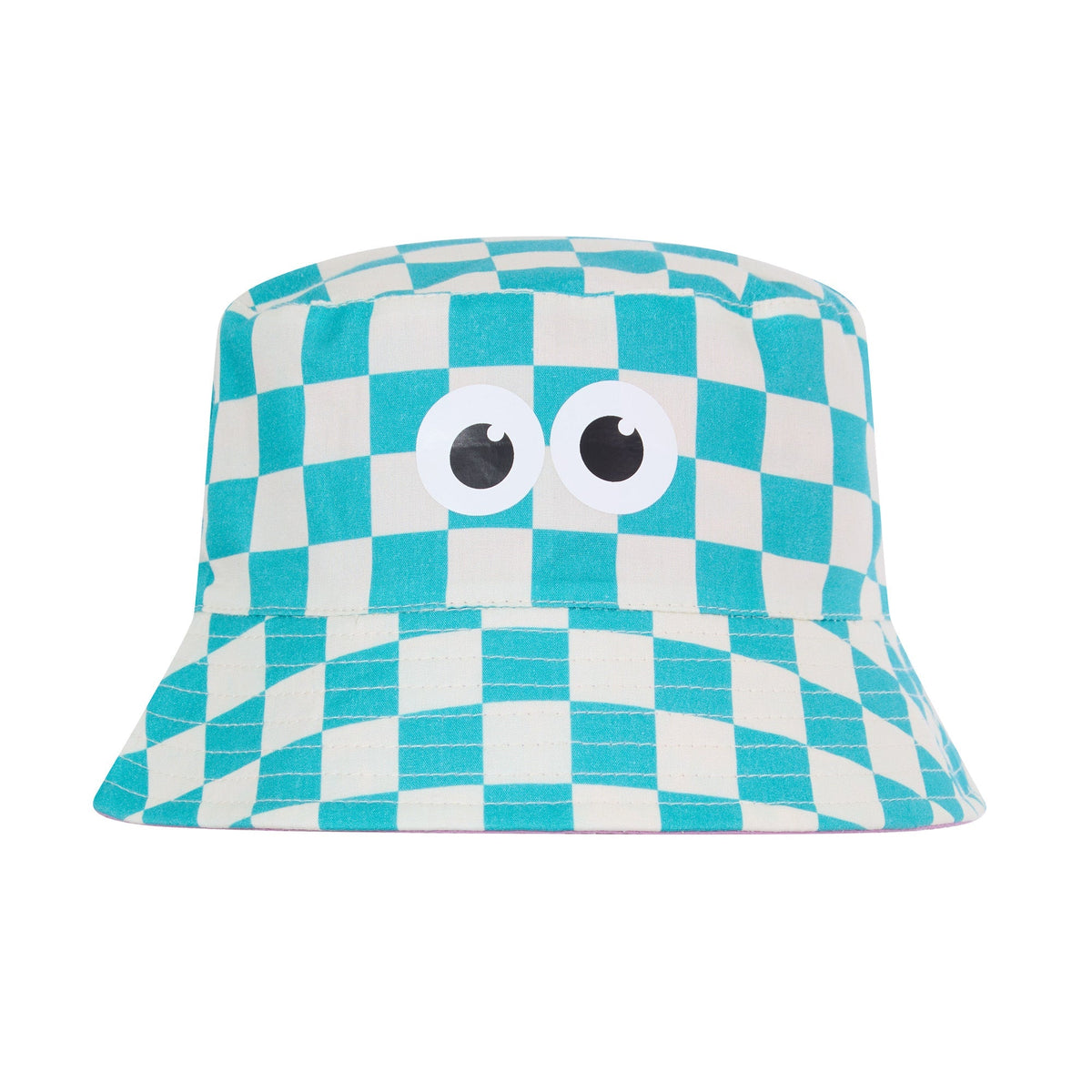 Balkhi Kids Shaun the Sheep Bucket Hat - Spearmint/Woolly Checkerboard