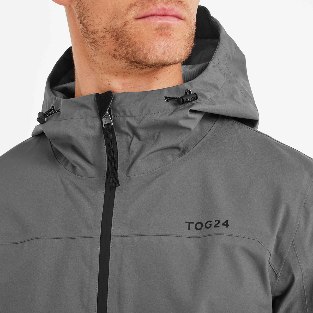 Bowston Mens Performance Waterproof Jacket - Soot Grey