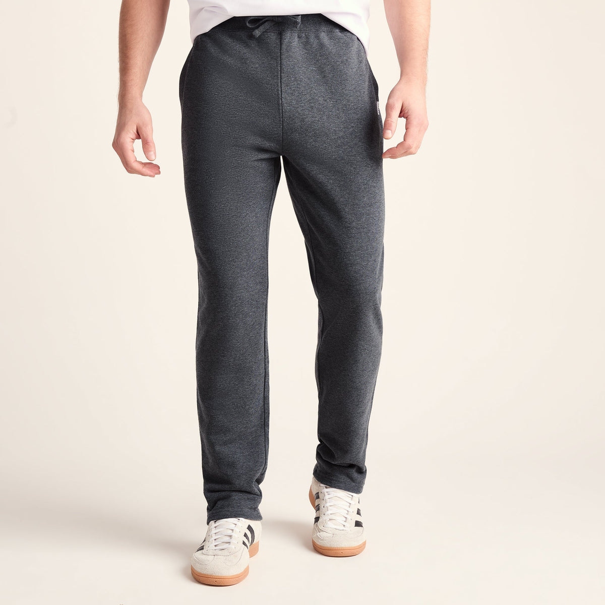 Bradley Mens Sweat Pants - Dark Grey Marl