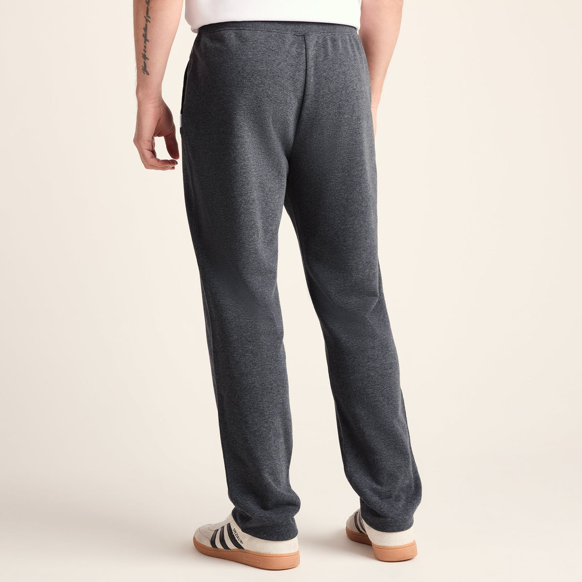 Bradley Mens Sweat Pants - Dark Grey Marl