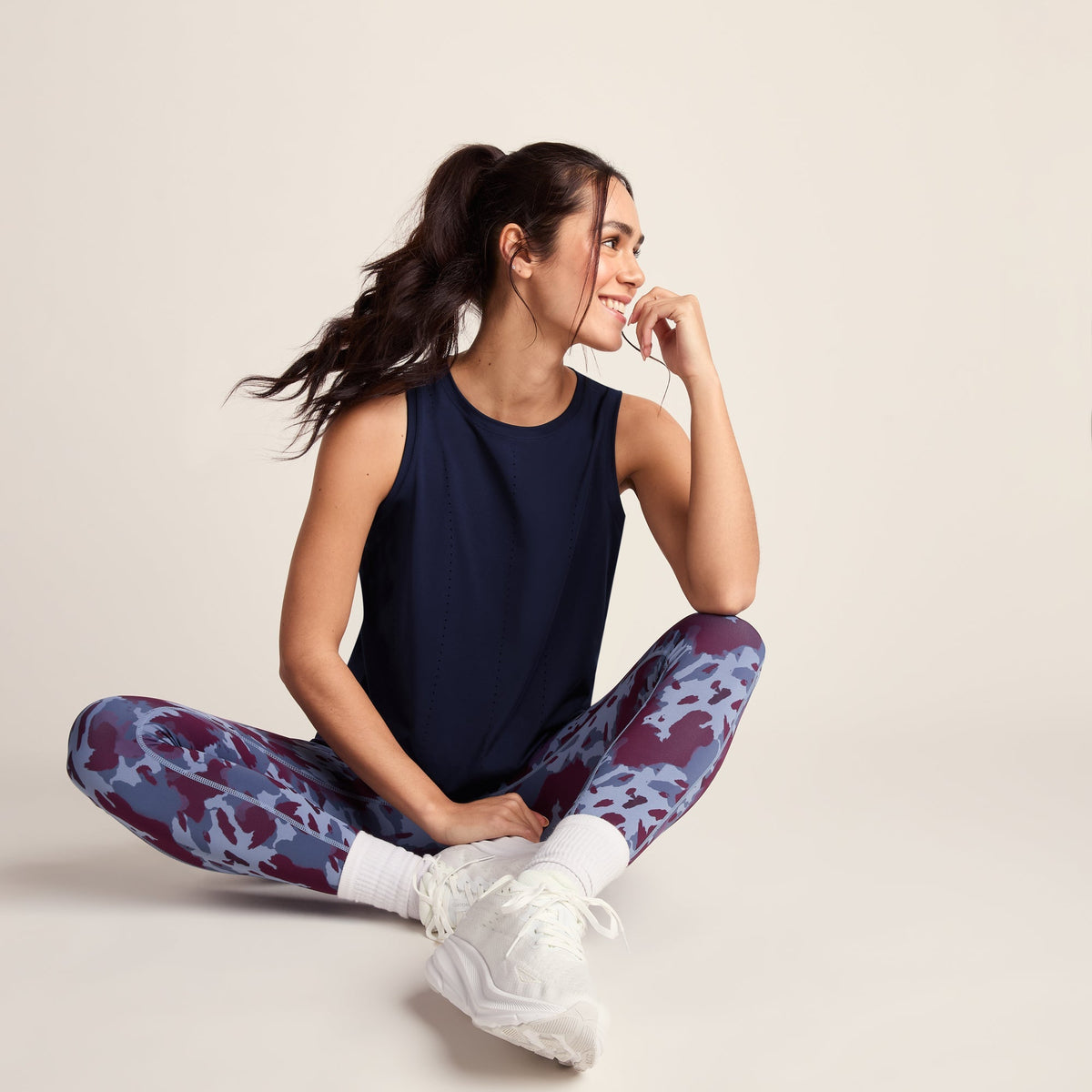 Brielle Womens Performance T-Shirt - Oxford Blue