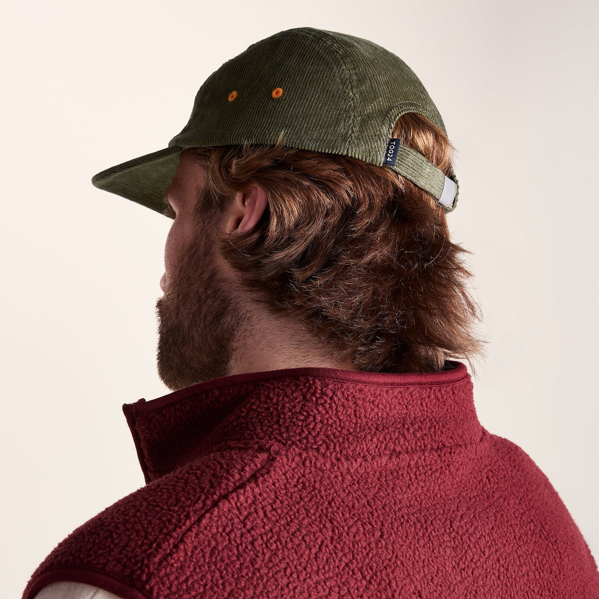 Calderwood Corduroy Cap - Leaf Green