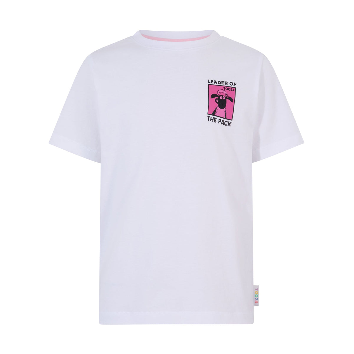 Cameroon Kids Shaun the Sheep T-Shirt - Optic White/Milkshake