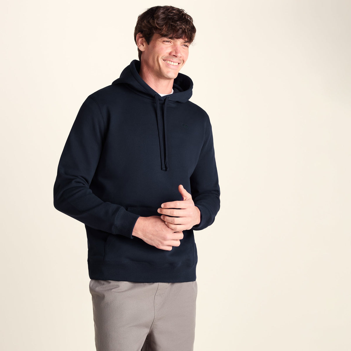 Carlton Mens Oversized Heavyweight 100% Cotton Hoody - Deepest Blue