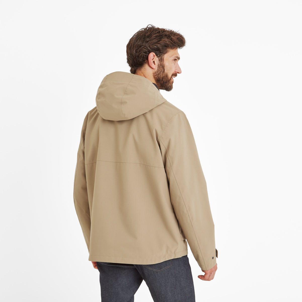 Cason Mens Waterproof Jacket - Walnut