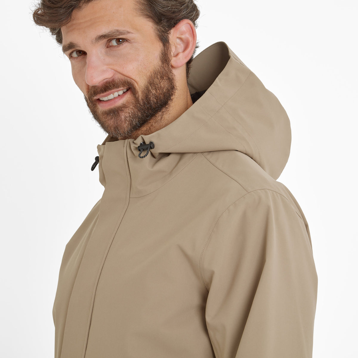 Cason Mens Waterproof Jacket - Walnut