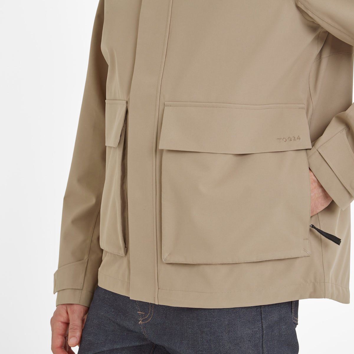 Cason Mens Waterproof Jacket - Walnut