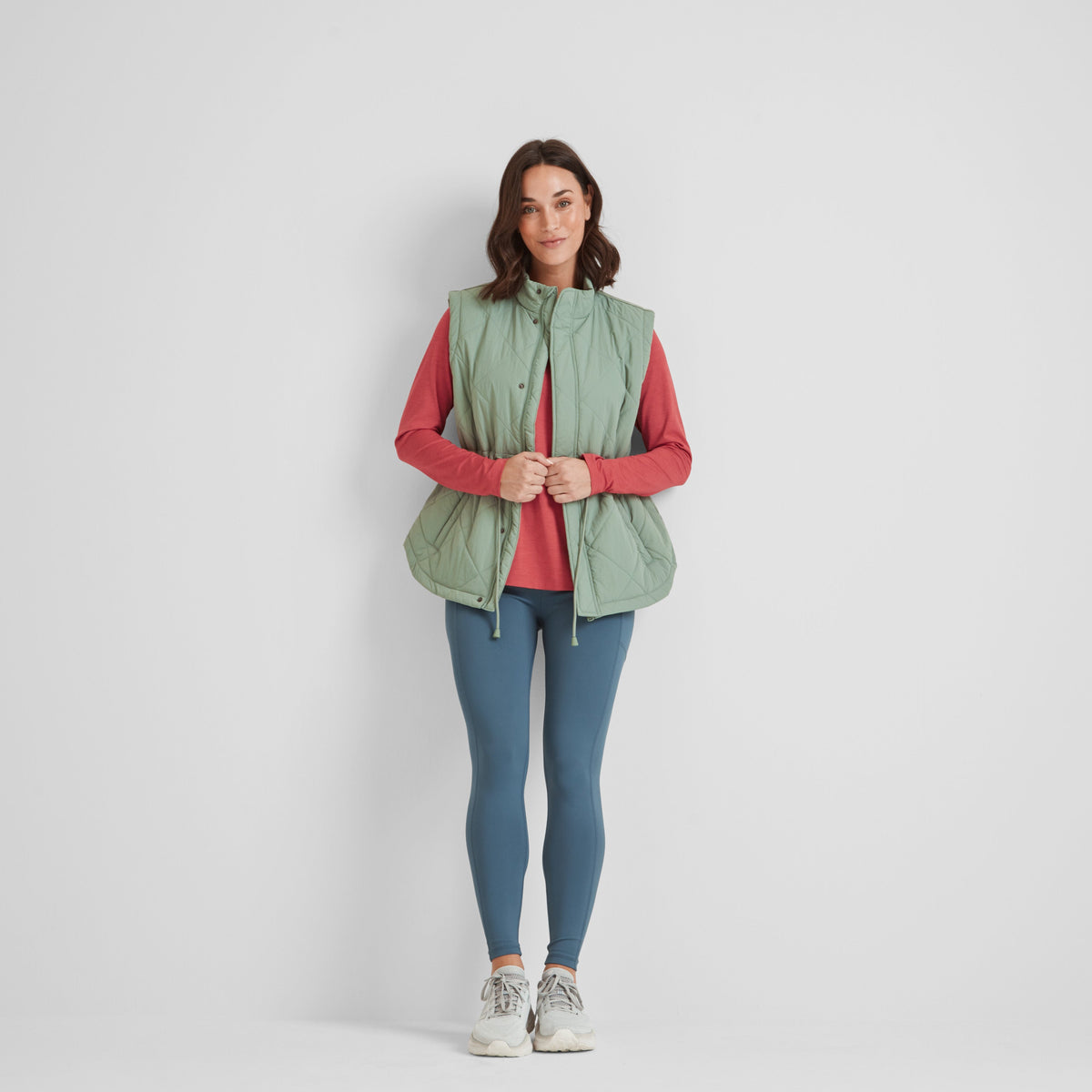Cassly Womens Insulated Gilet - Pistachio