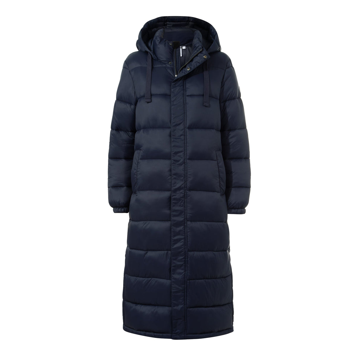 Cautley Womens Long Padded Shower Resistant Jacket - Dark Indigo